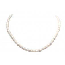 Necklace 1 Line Strand String Beaded Women Freshwater Pearl Stone Beads B385